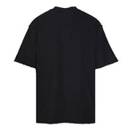 Balenciaga Antwerpen Crest Distressed T-Shirt – Black