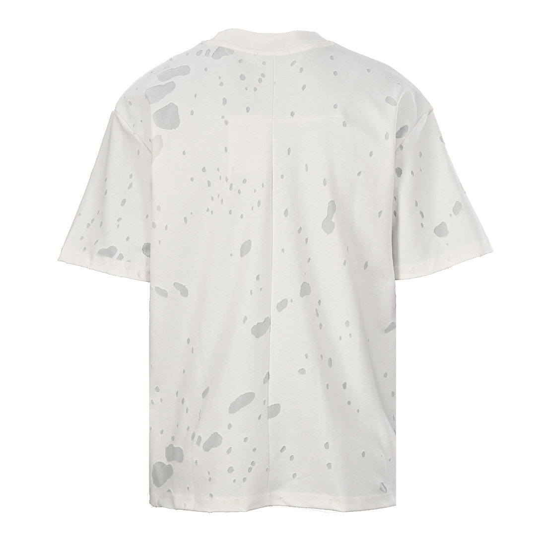 Givenchy Paris Destroyed Distressed Oversized T-Shirt – Light Grey