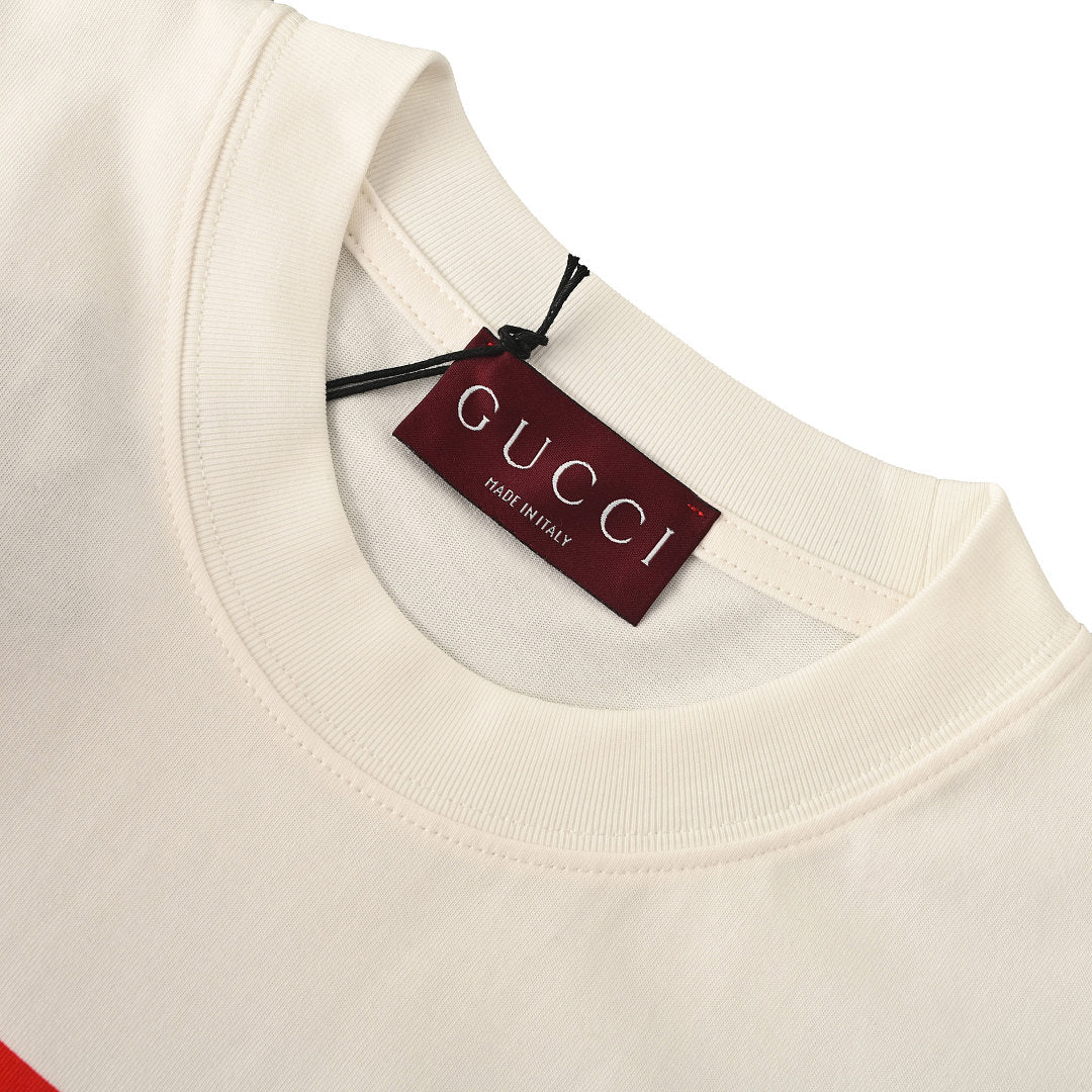 Gucci Nautical Wave-Print Short-Sleeve Shirt