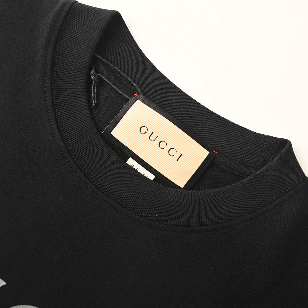 Gucci Belt-Print Short-Sleeve Top