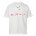Balenciaga B Badge Patch Oversized T-Shirt – White