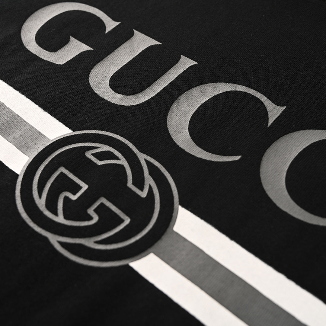 Gucci Belt-Print Short-Sleeve Top