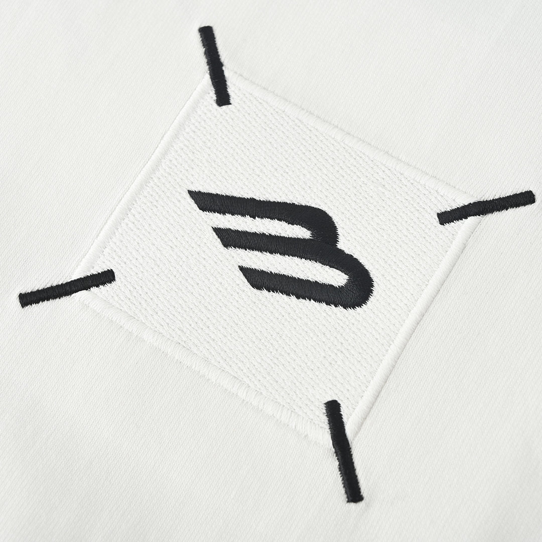 Balenciaga B Badge Patch Oversized T-Shirt – White