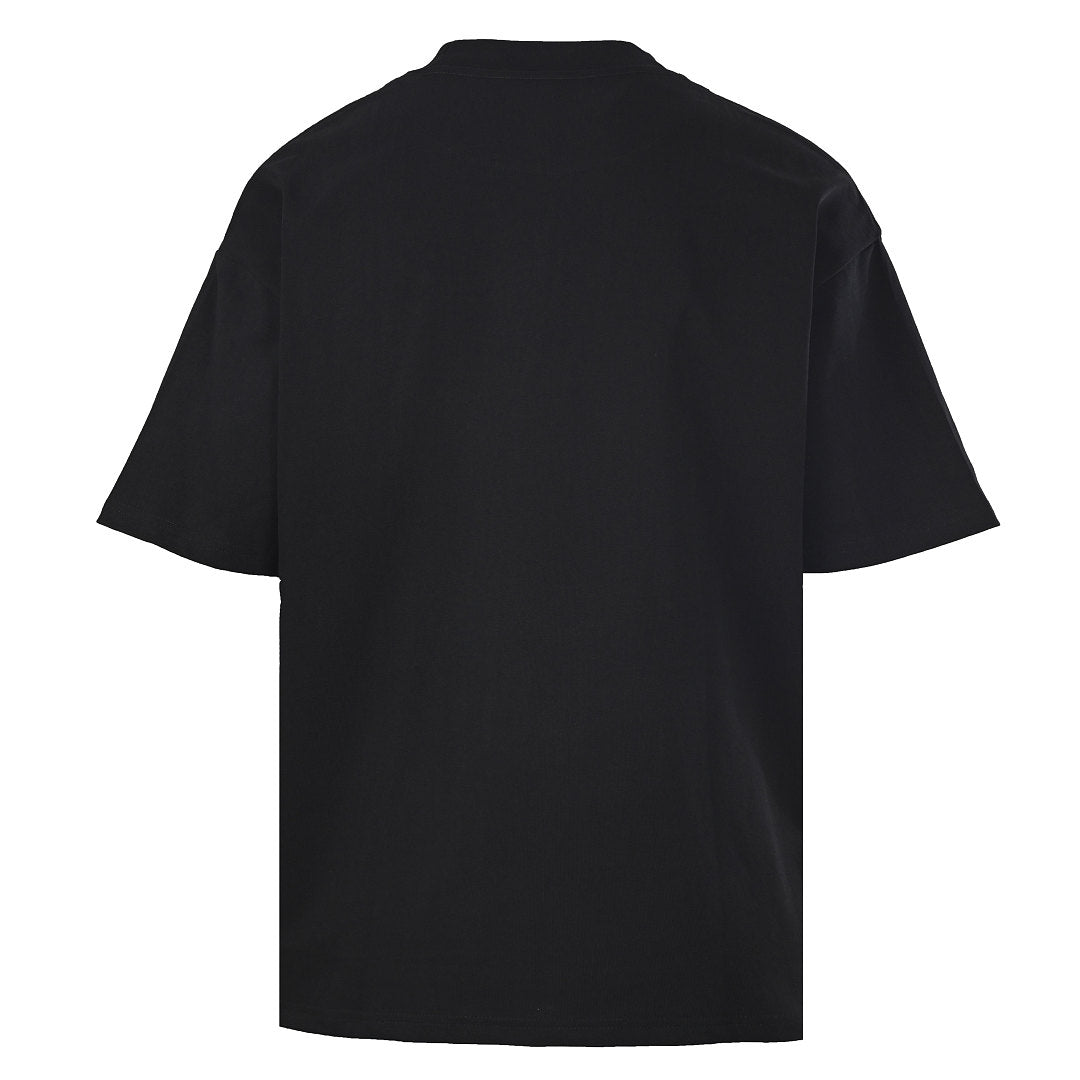 Fendi Roma Gelato Embroidered T-Shirt — Black