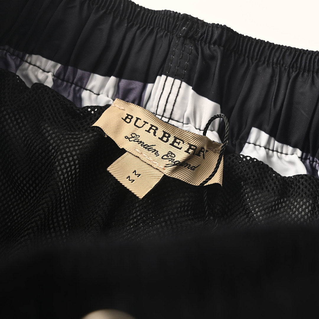 Burberry Technical Fabric Check Shorts