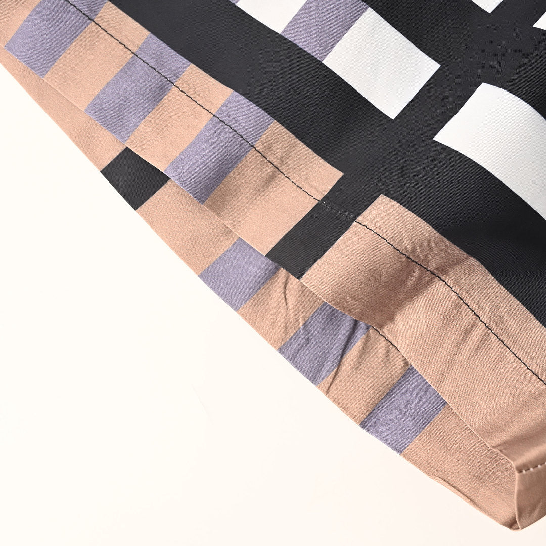 Burberry Technical Fabric Check Shorts
