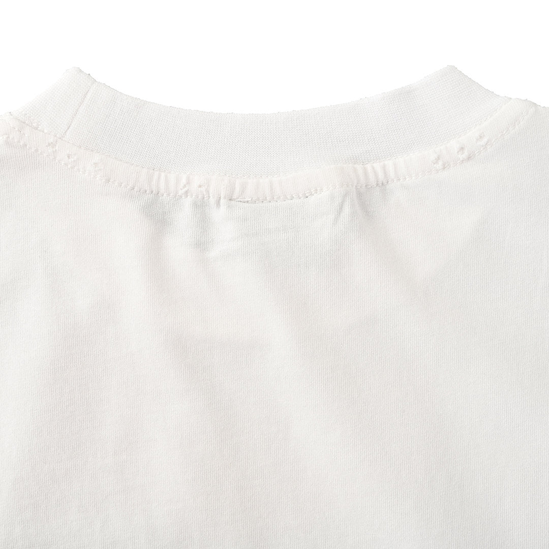 Balenciaga Green Tape Graffiti T-Shirt – White