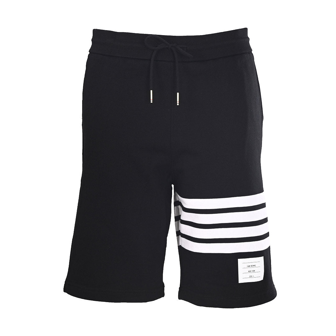 Thom Browne 4-Bar Stripe Sweat Shorts – Black
