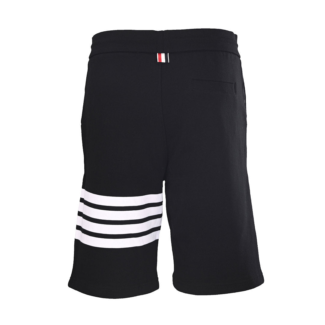 Thom Browne 4-Bar Stripe Sweat Shorts – Black