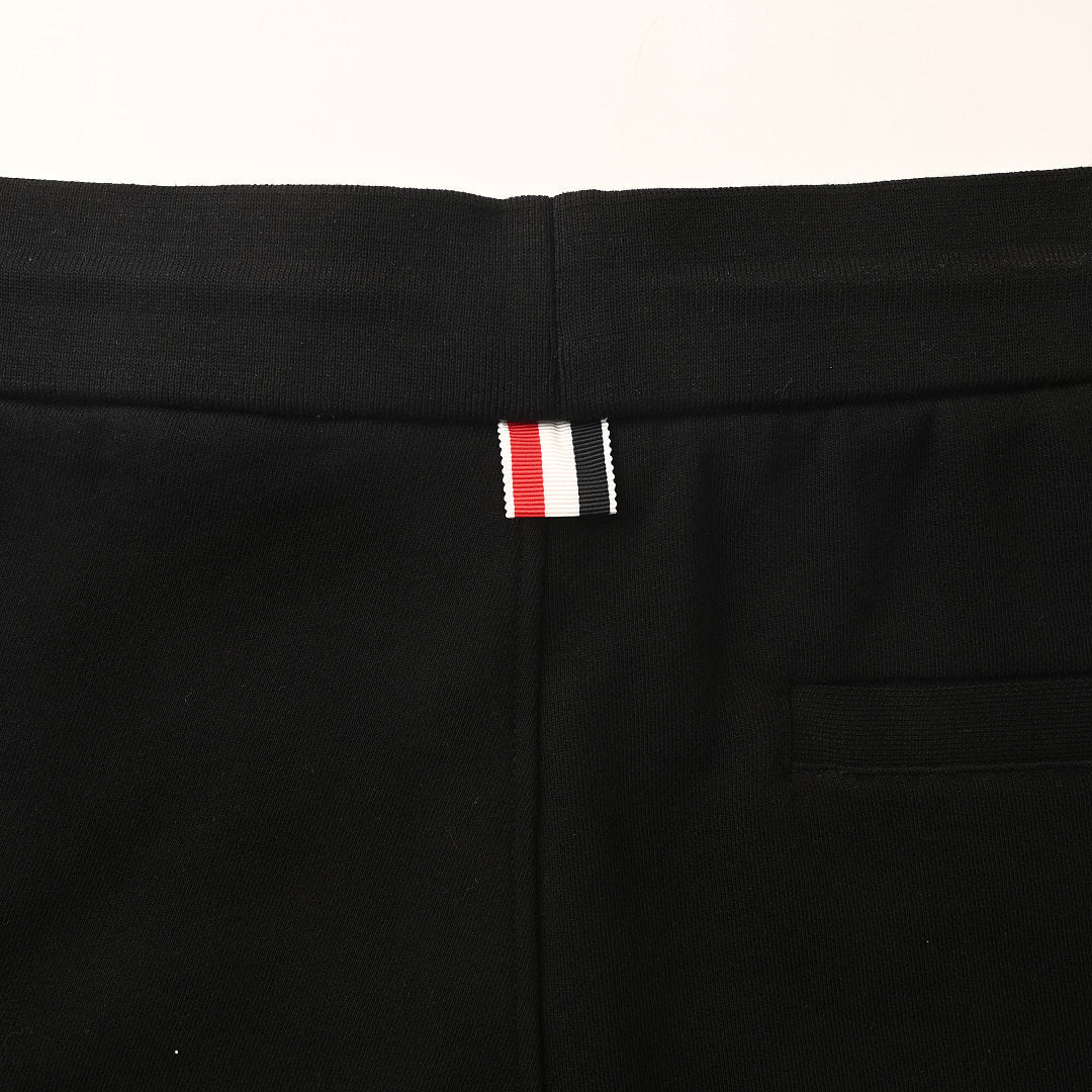Thom Browne 4-Bar Stripe Sweat Shorts – Black