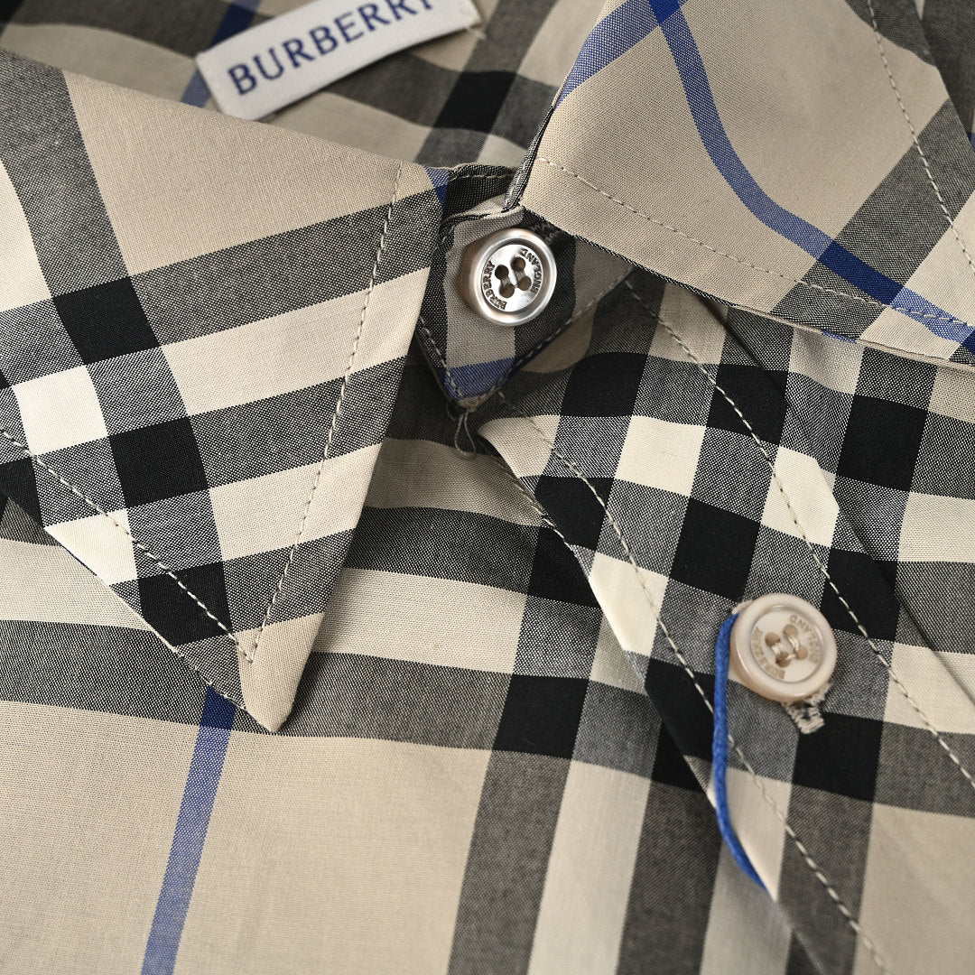 Burberry Check Short-Sleeve Shirt
