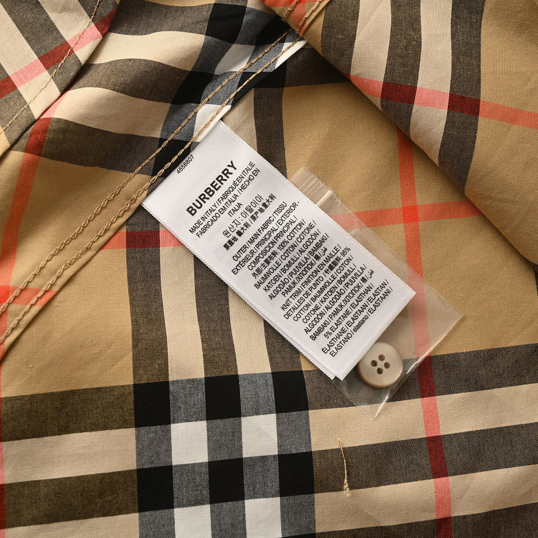 Burberry Classic Check Short-Sleeve Shirt