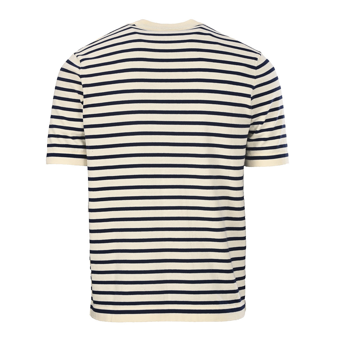 PRADA Inverted Triangle Logo Embroidered T-Shirt