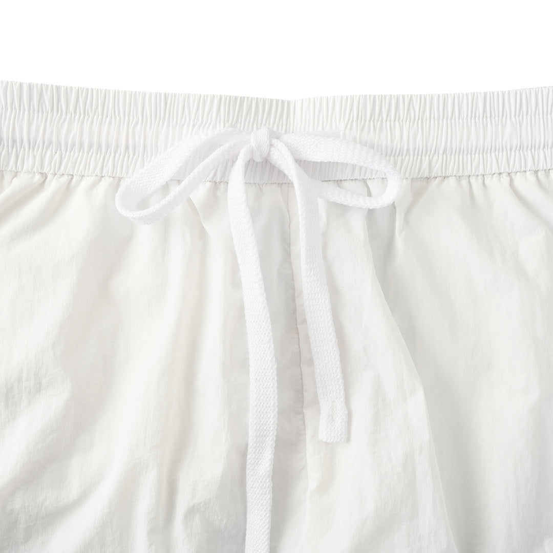 Thom Browne 4-Bar Ripstop Nylon Sport Shorts – White