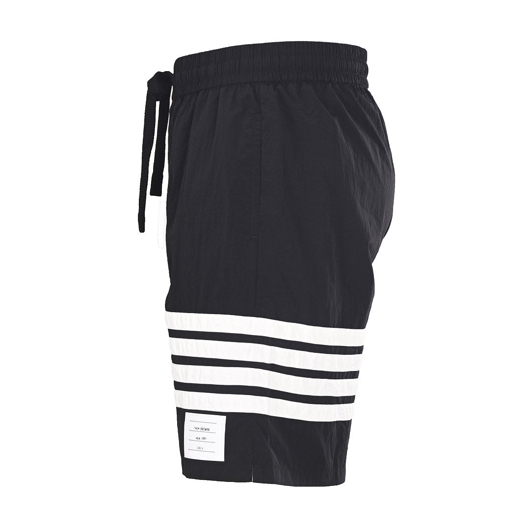 Thom Browne 4-Bar Ripstop Nylon Sport Shorts – Black