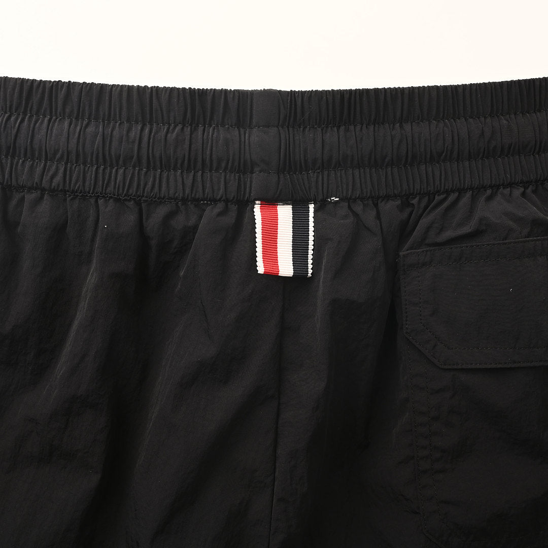 Thom Browne 4-Bar Ripstop Nylon Sport Shorts – Black