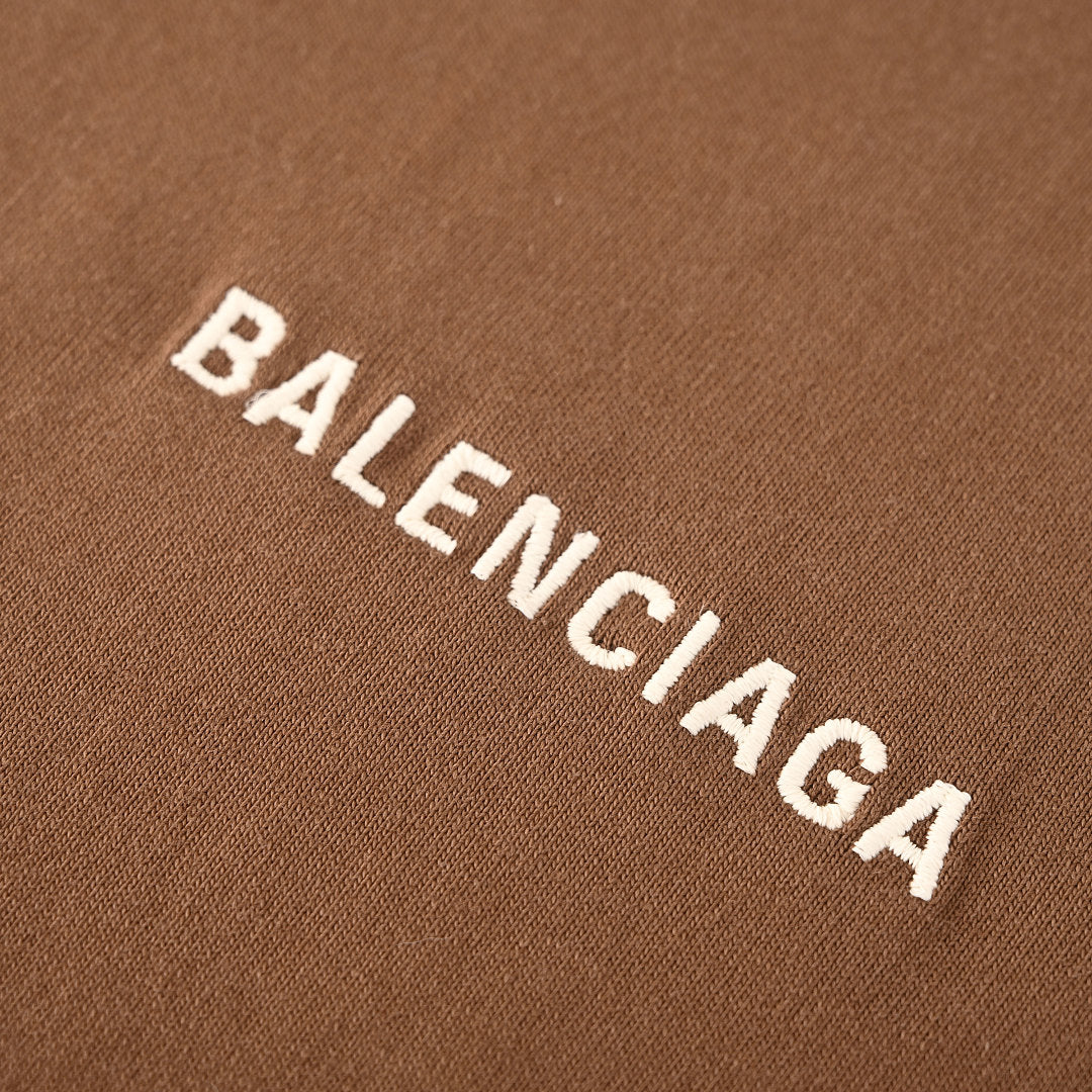 Balenciaga Gothic Metal Logo T-Shirt