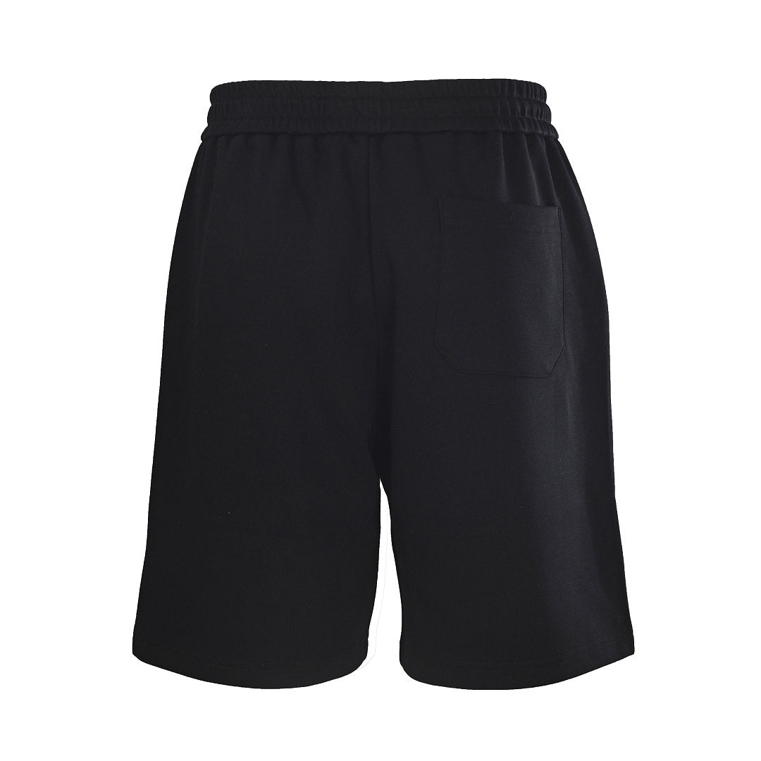 Burberry Check and Equestrian Knight Motif Terry-Stitch Shorts