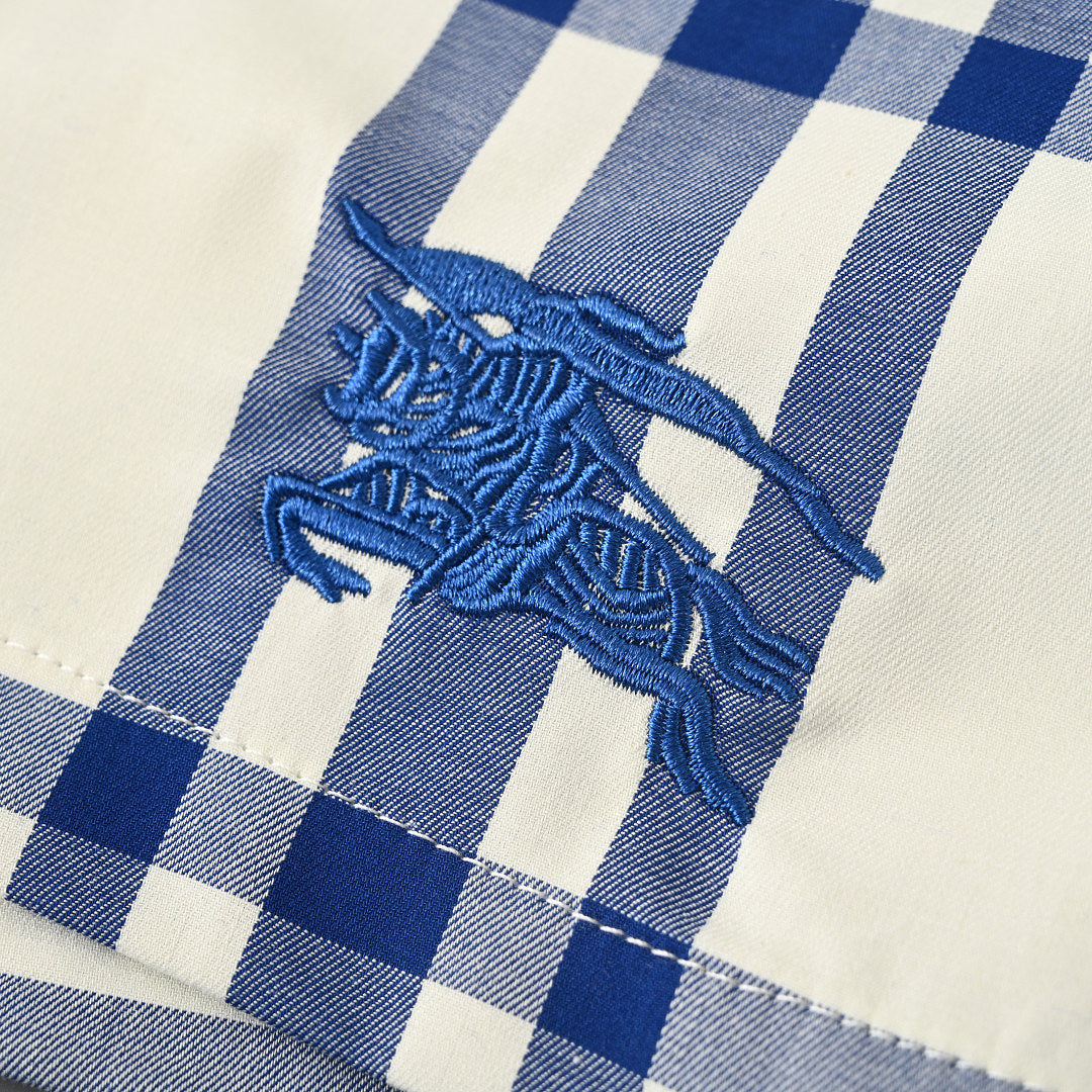 Burberry Equestrian Knight Check Shorts