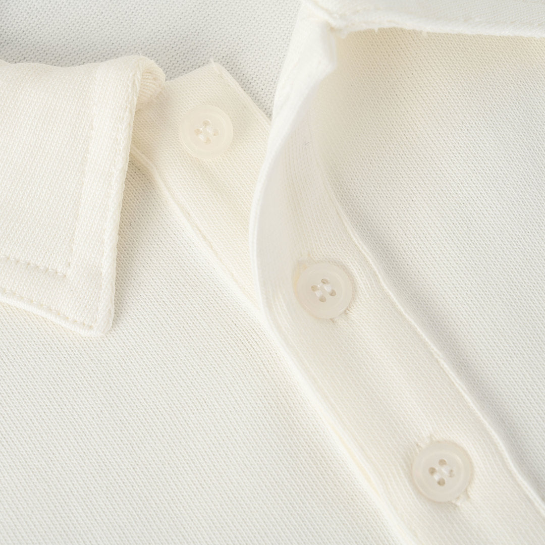 Thom Browne RWB Pocket Trim Polo Shirt – White