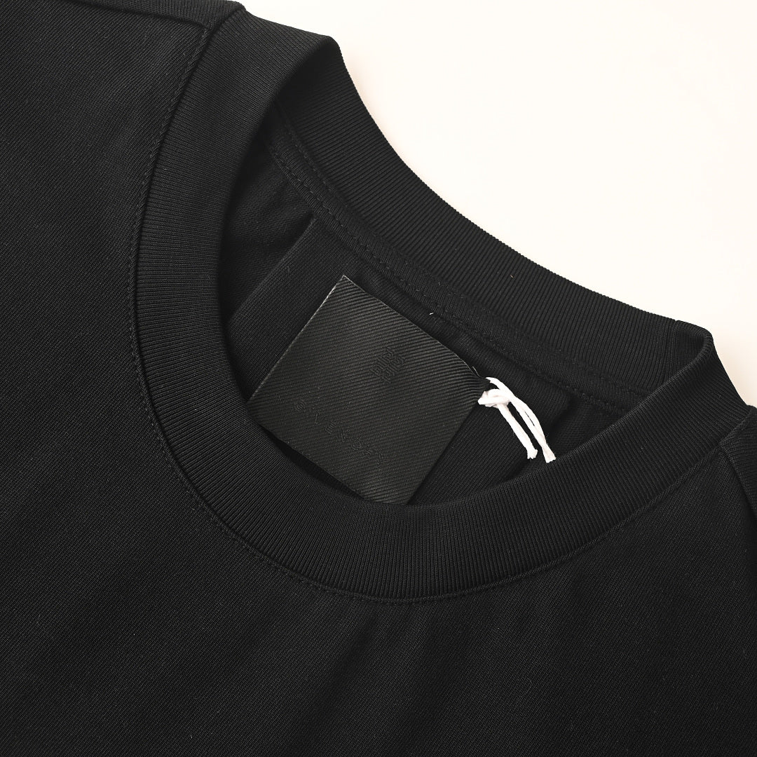 Givenchy 4G Logo 1952 Embroidered Patch Oversized T-Shirt – Black