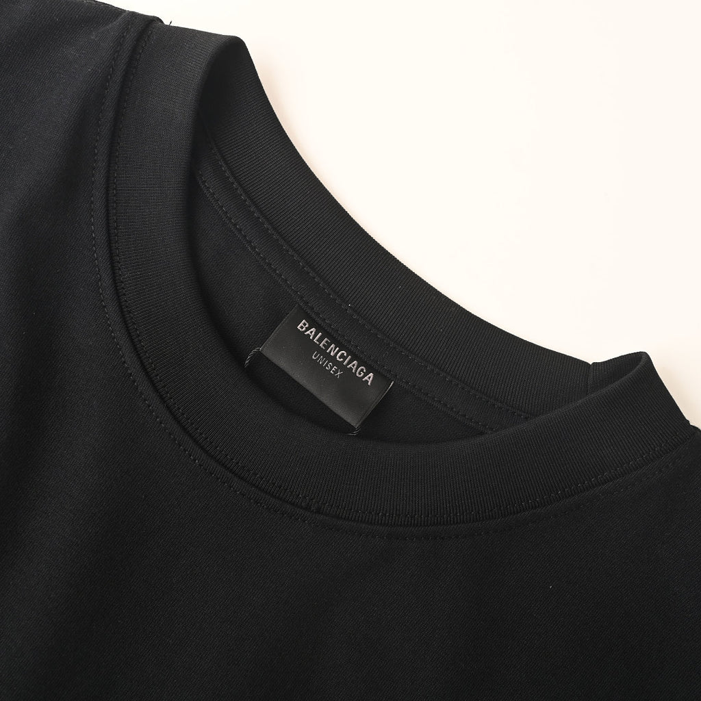 Balenciaga "You Have To Have Faith" Graphic Oversized T-Shirt – Black