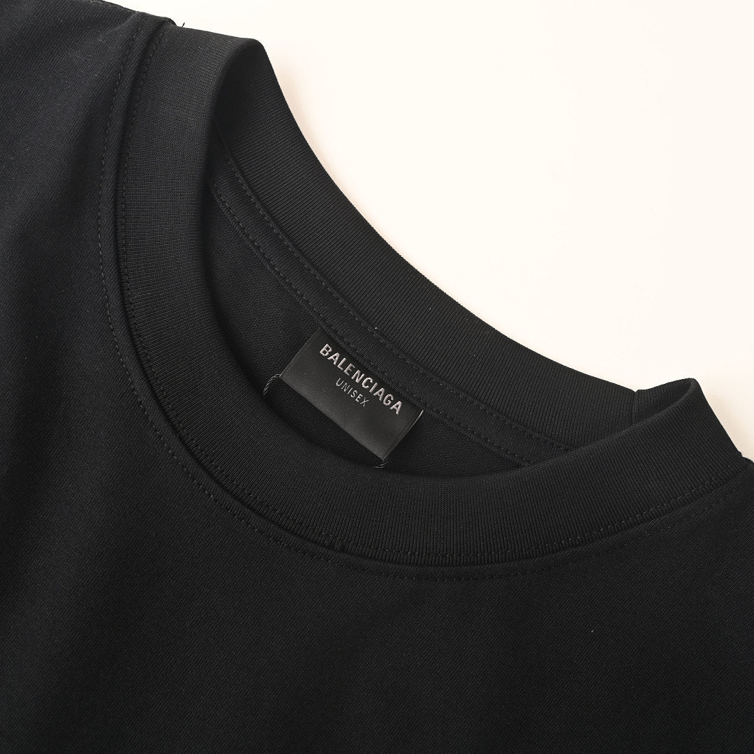 Balenciaga "You Have To Have Faith" Graphic Oversized T-Shirt – Black