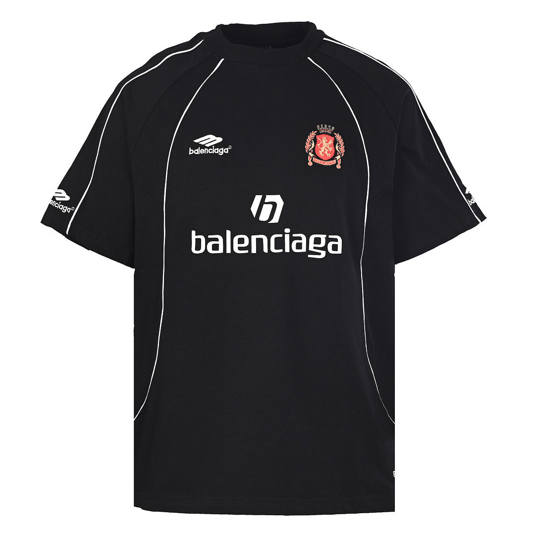 Balenciaga Soccer Jersey T-Shirt – Paris No. 10 – Black