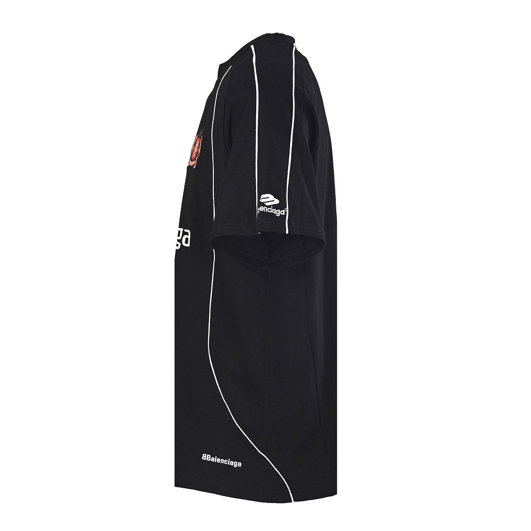 Balenciaga Soccer Jersey T-Shirt – Paris No. 10 – Black