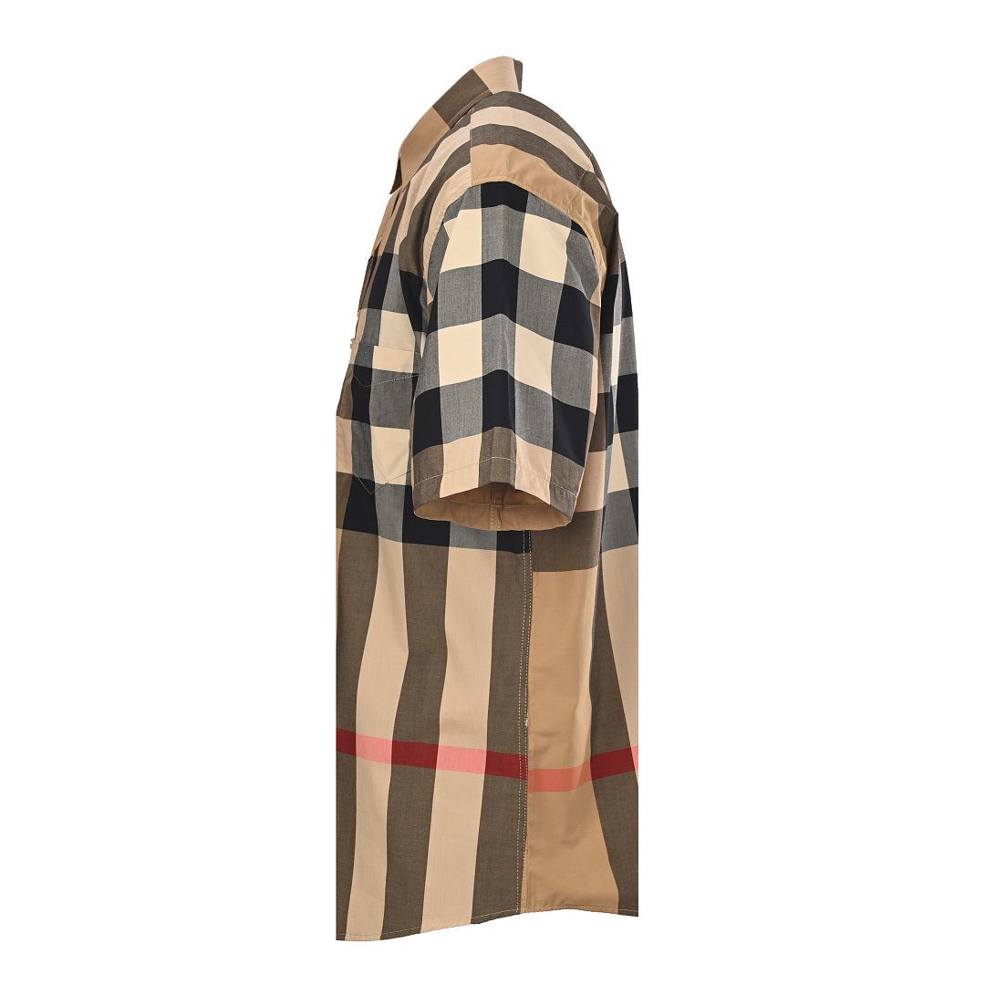Burberry Classic Check Shirt with Aligned Pattern