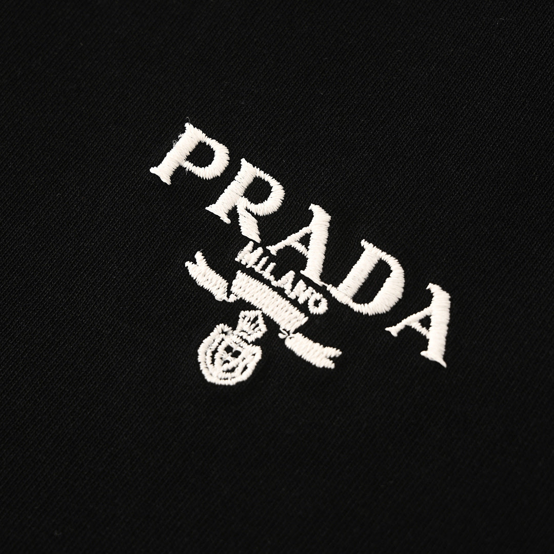PRADA T-Shirt with Small Embroidery
