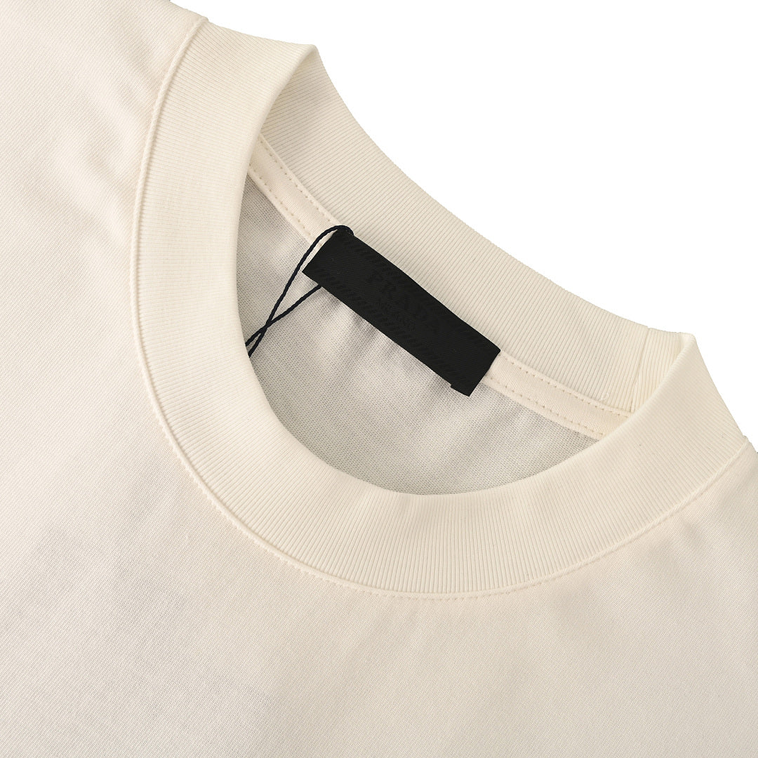PRADA T-Shirt with Small Embroidery