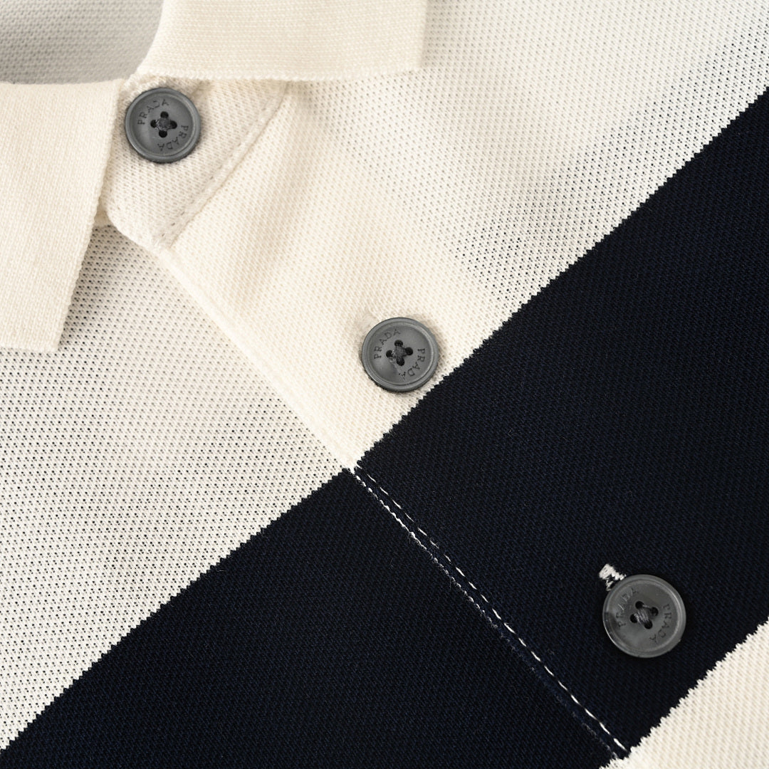 Prada Classic Triangle Logo Cotton T-Shirt