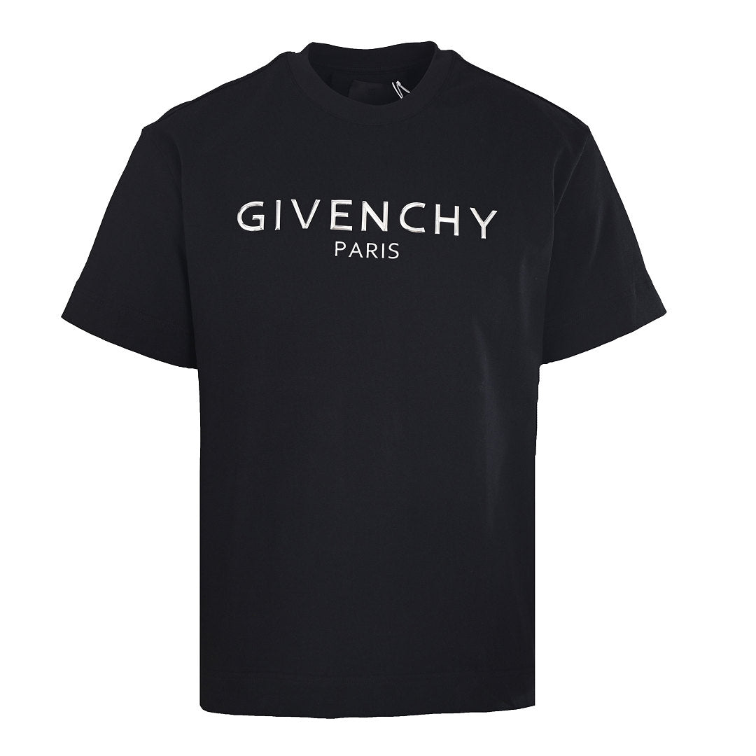 Givenchy Paris Vintage Logo Oversized T-Shirt – Black