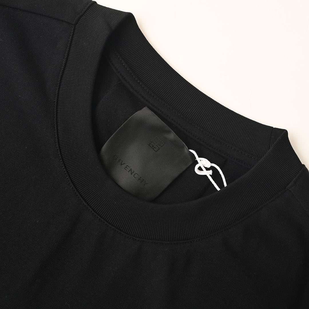 Givenchy Paris Vintage Logo Oversized T-Shirt – Black