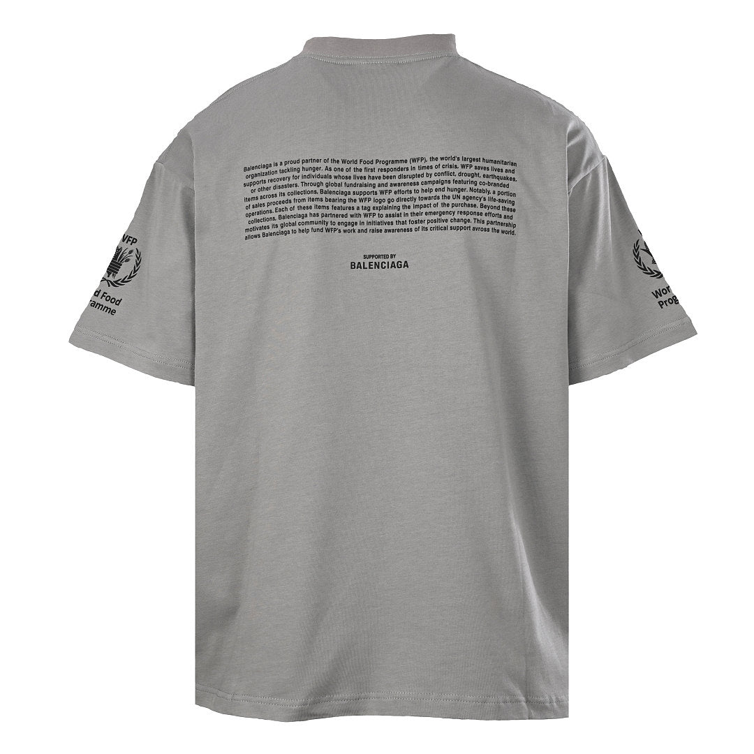 Balenciaga x WFP World Food Programme Oversized T-Shirt – Grey