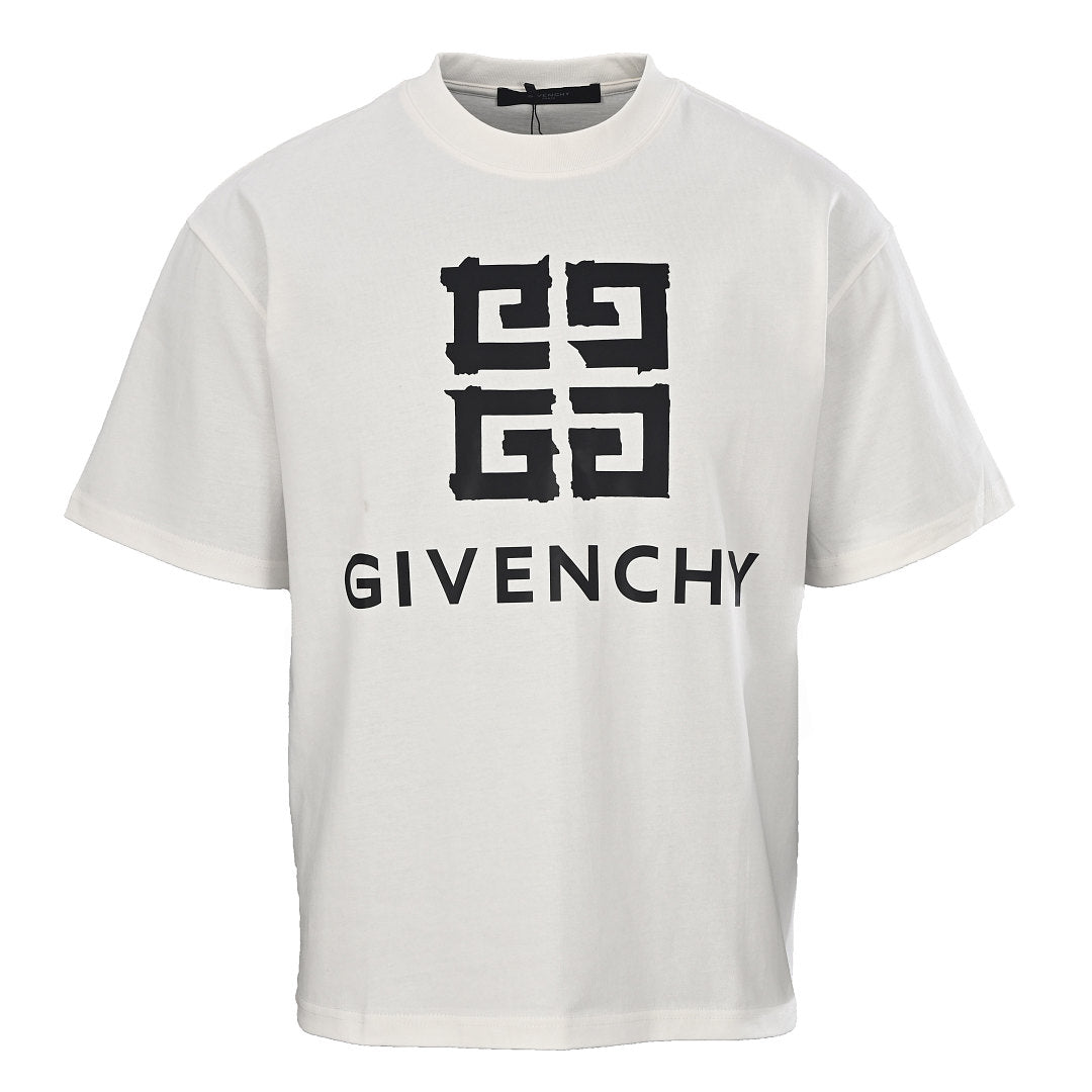 Givenchy 4G Brushstroke Logo Oversized T-Shirt – White