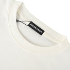 Balenciaga Archive Cracked Gold Logo T-Shirt – white
