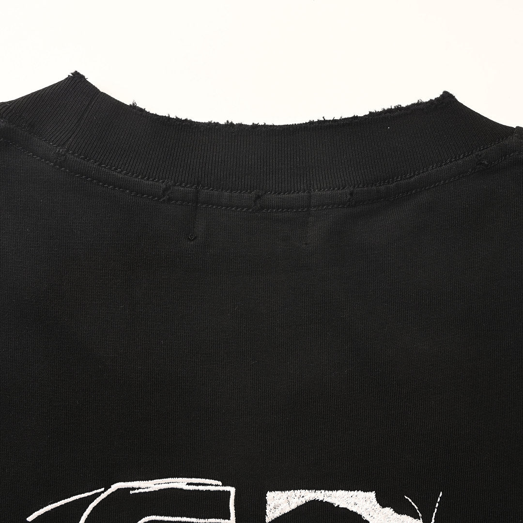 Balenciaga BLCG Double-B Contrast Logo T-Shirt
