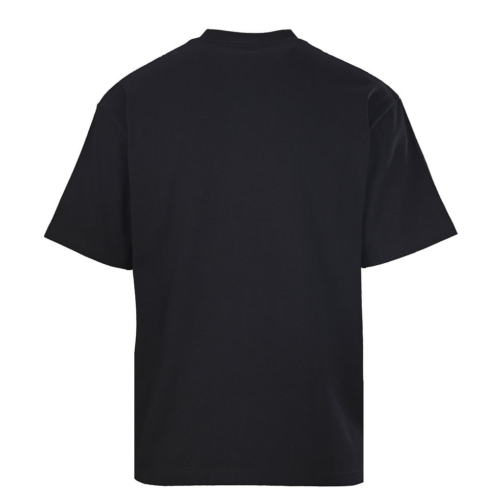 Balenciaga Archive Cracked Gold Logo T-Shirt –BLACK