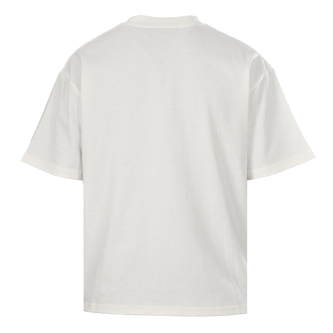 Balenciaga Archive Cracked Gold Logo T-Shirt – white