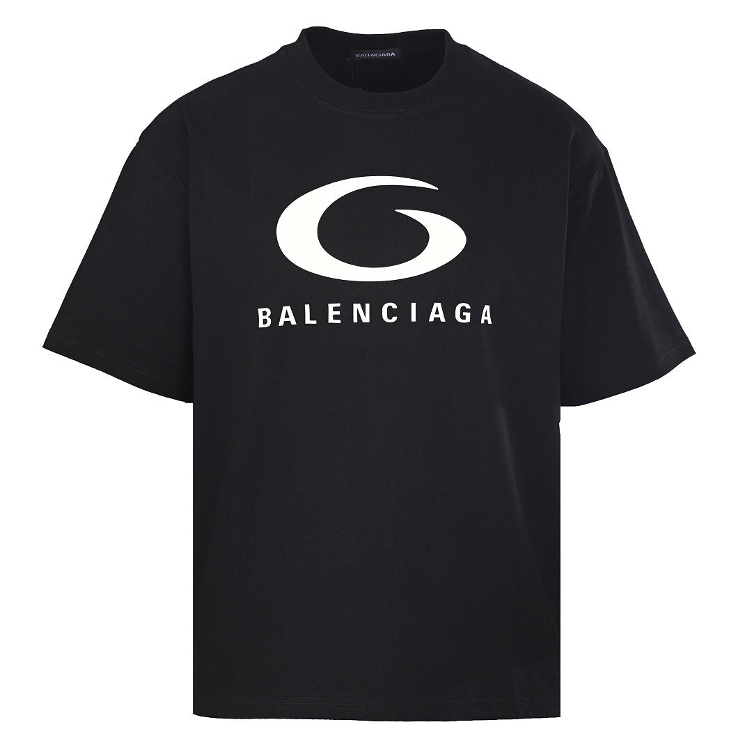 Balenciaga B Logo Oversized T-Shirt – black