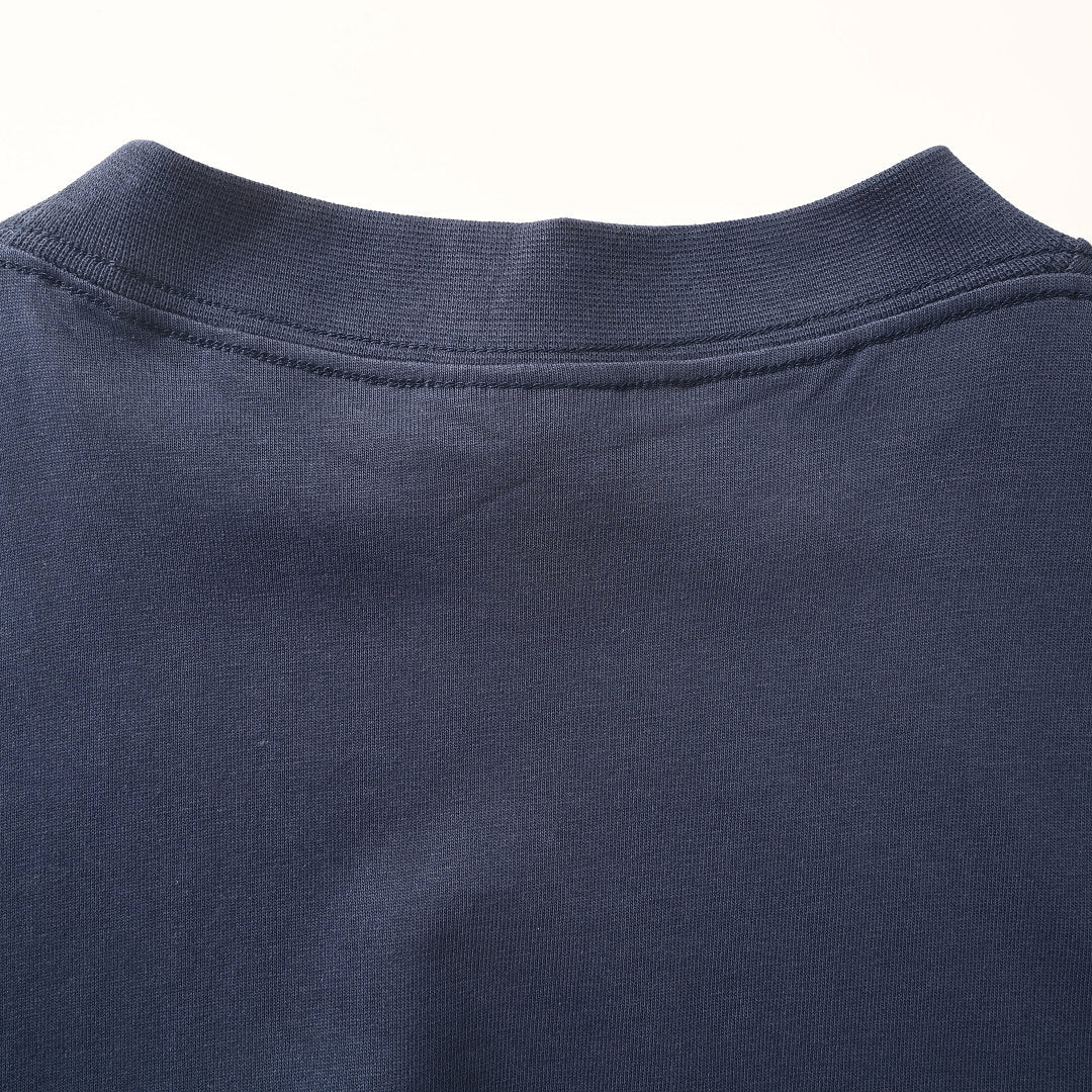 Balenciaga Five Stars Oversized T-Shirt – Navy