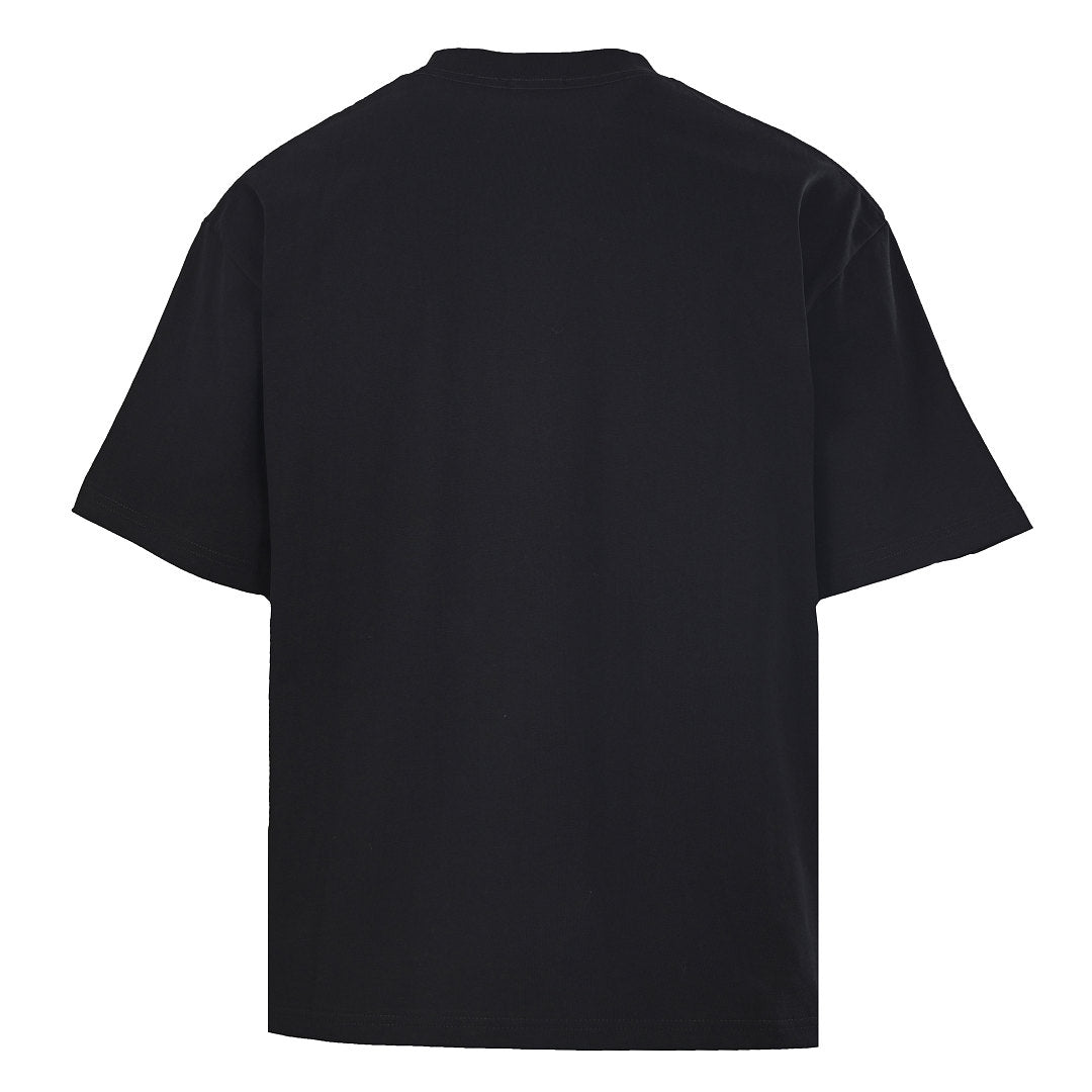 BURBERRY Graffiti Equestrian Knight Print Crew-Neck Short-Sleeve T-Shirt