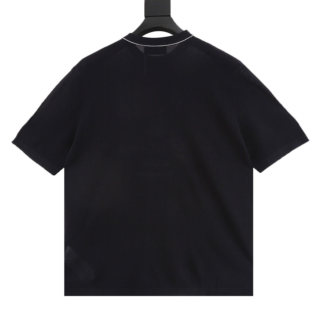 GUCCI Letter Intarsia-Knit T-Shirt