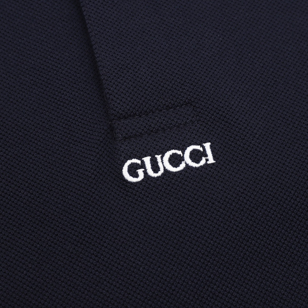 Gucci Minimalist Lettering Polo Shirt