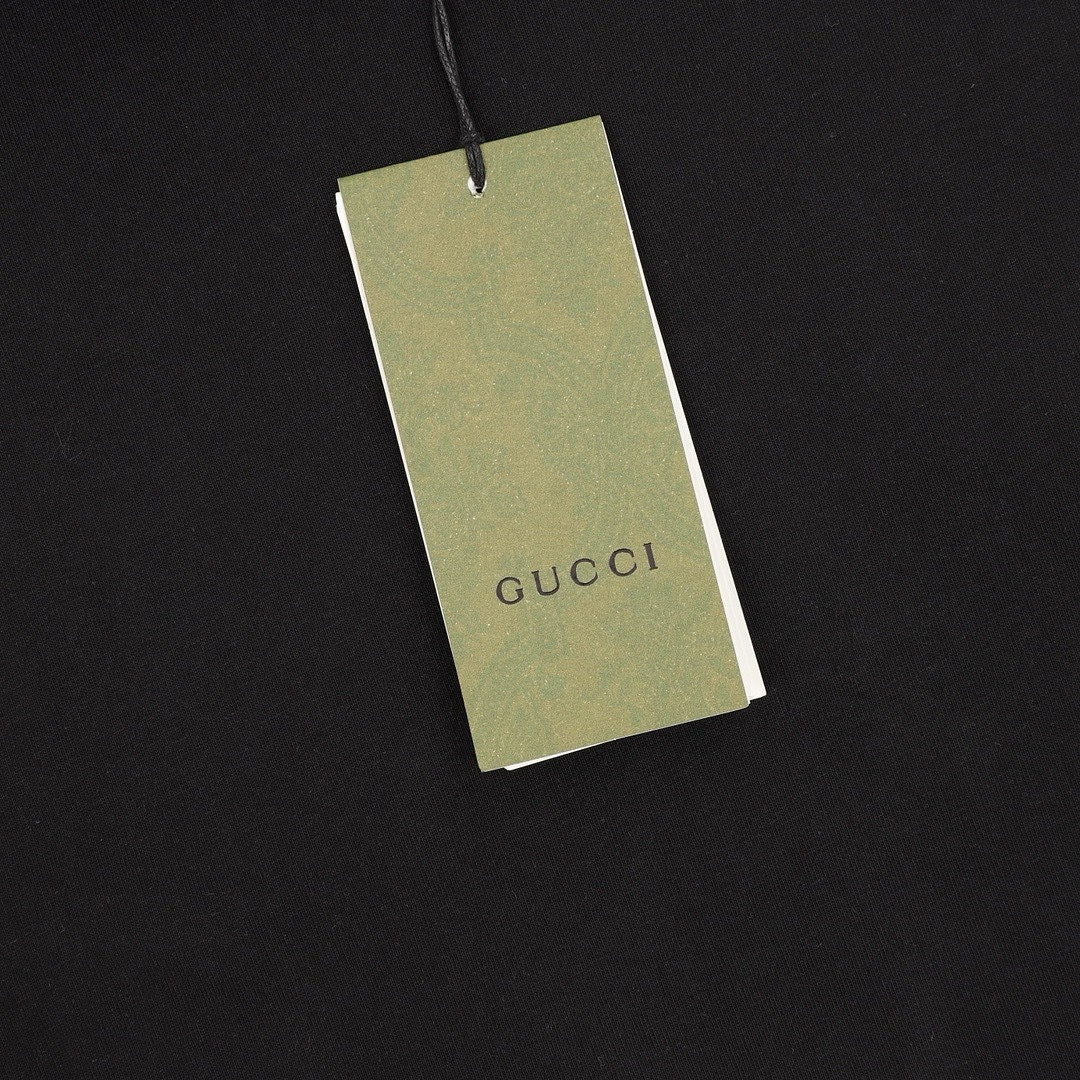 Gucci 3D Embroidered Web Short-Sleeve Top
