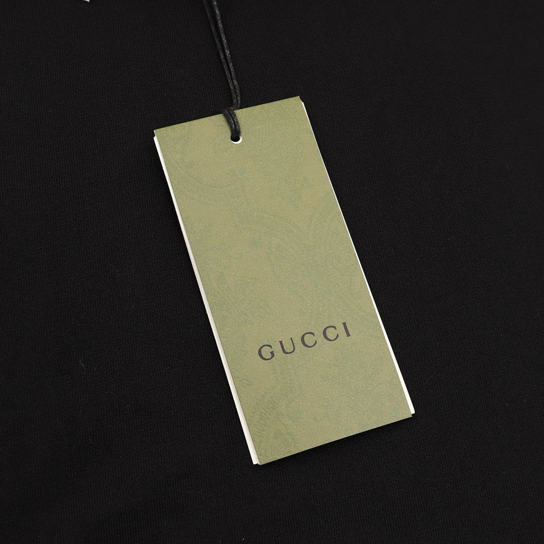 Gucci Summer-Style Belt-Print Short-Sleeve Top