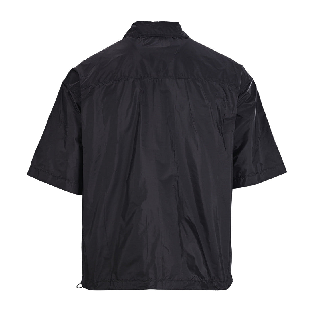 PRADA Minimalist Short-Sleeve Shirt with Double Pockets