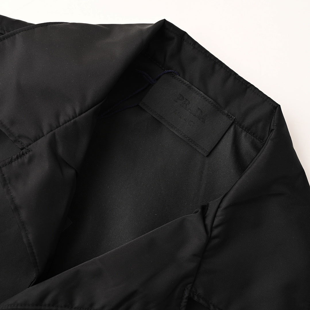 PRADA Nylon Pocket Short-Sleeve Shirt